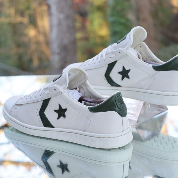 Converse John Varvatos Pro Leather Low White Green 2012 - Picture 13 of 15